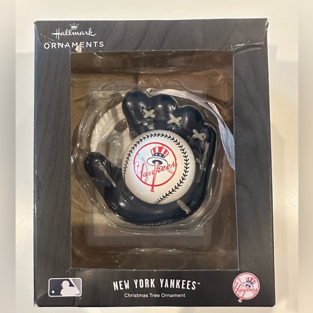 Hallmark NY Yankees Baseball Ornament